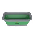 Leisure Sports Collapsible Multiuse Wash Bin Tub-Ice Bucket with 10-liter Capacity for Camping, Tailgating (Green) 497278SKA